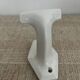 White porcelain coat hook