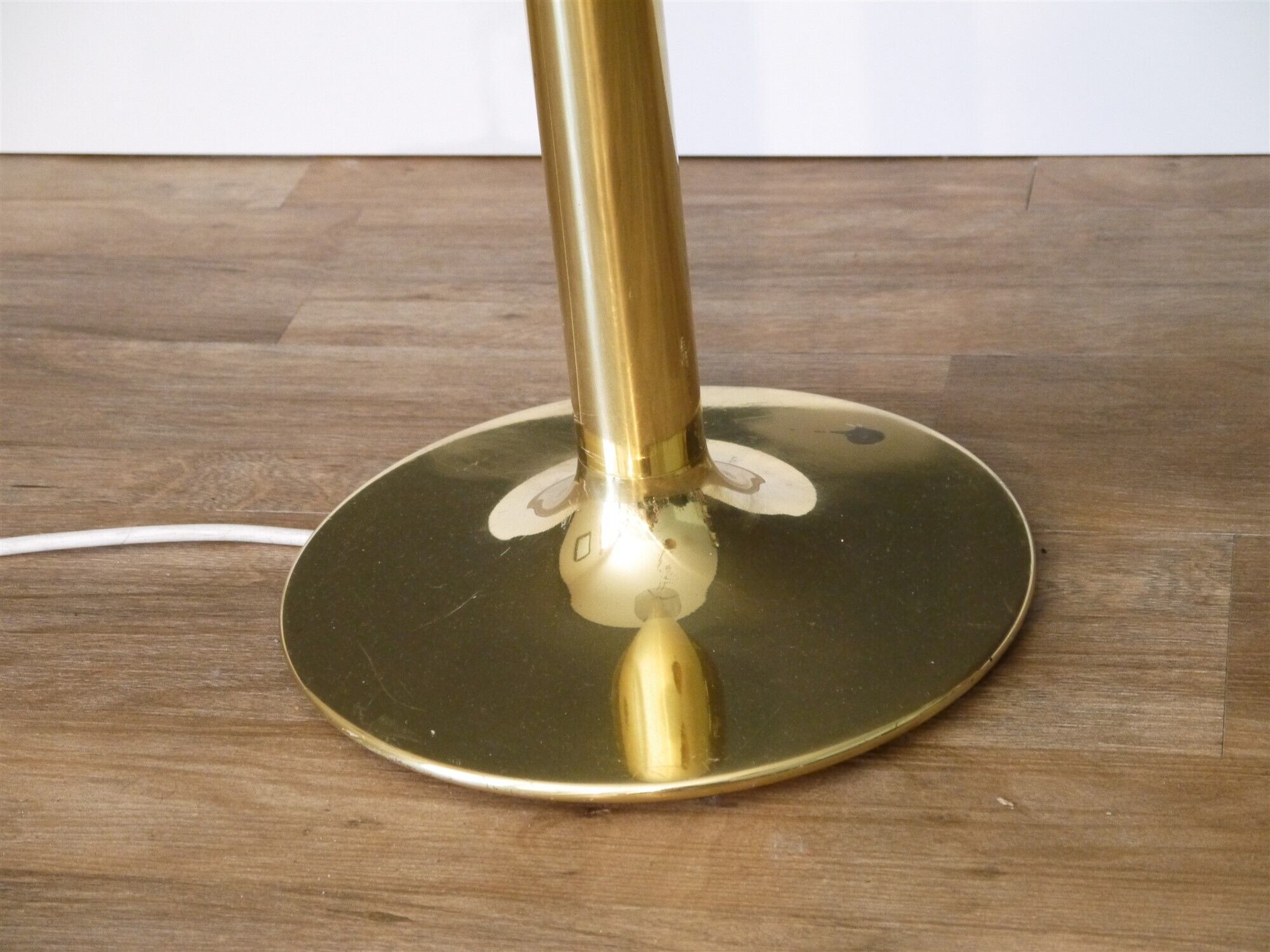 Scandinavian brass and plexiglas lamppost Atelje Lyktan 1970