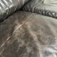 Black leather De Sede DS16 sofa, 1970s