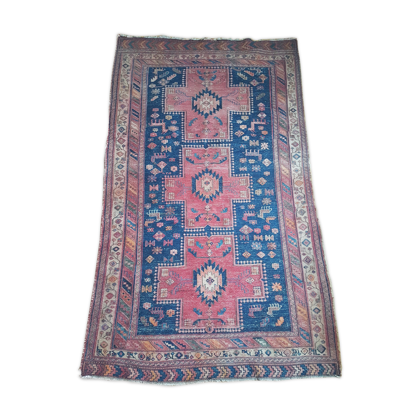 Handmade Persian Kilim 100% wool, 142x258cm