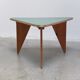 Unique pair of triangular coffee tables, 1960s