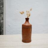 Bottle vintage glazed terracotta vase