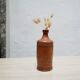 Bottle vintage glazed terracotta vase