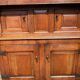 Old 18th century 2-part solid oak dresser