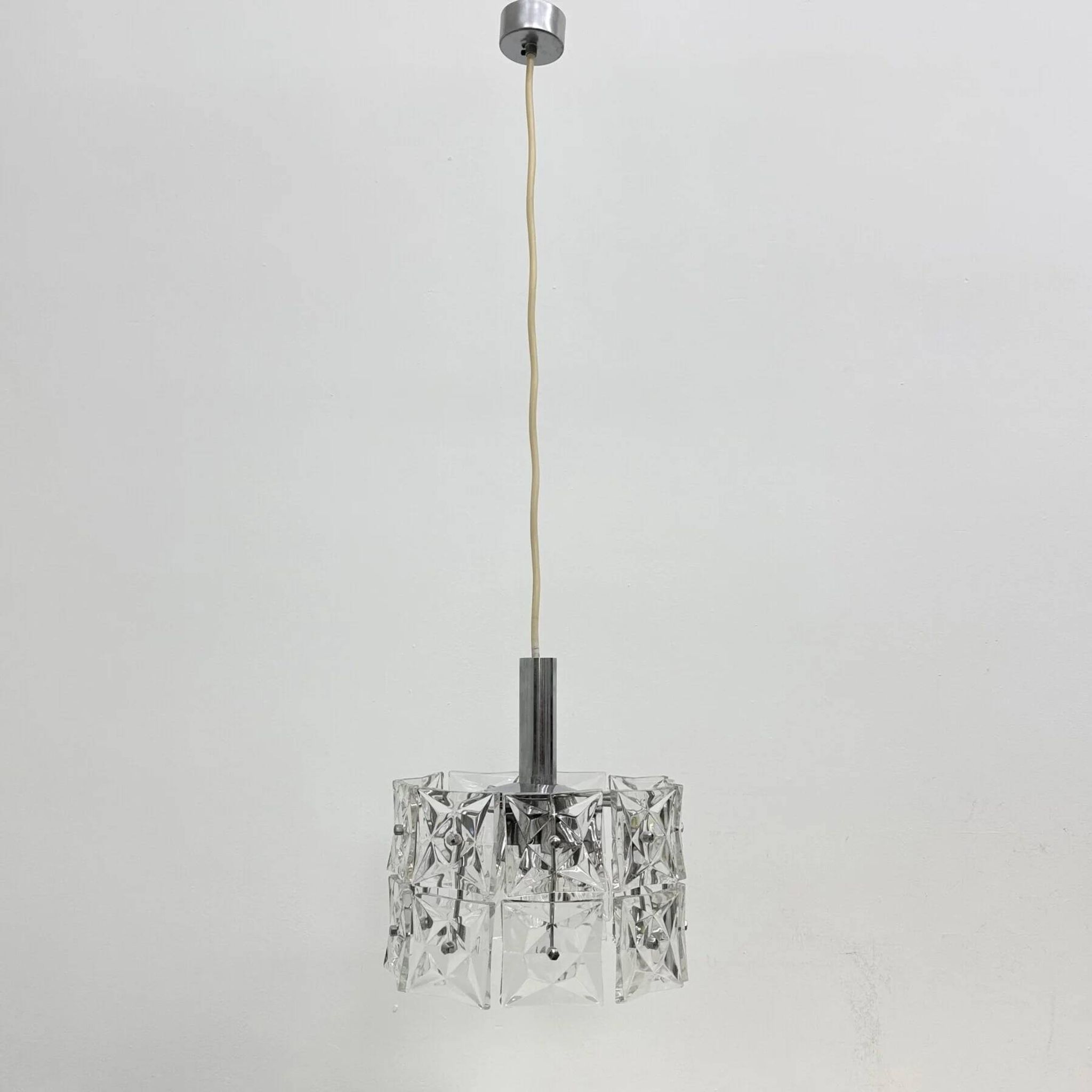 Mid-century design Kinkeldey hanging lamp, 1970s