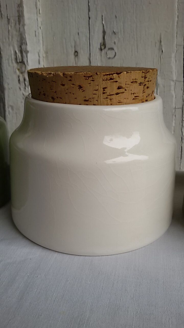 Vintage ceramic jar series