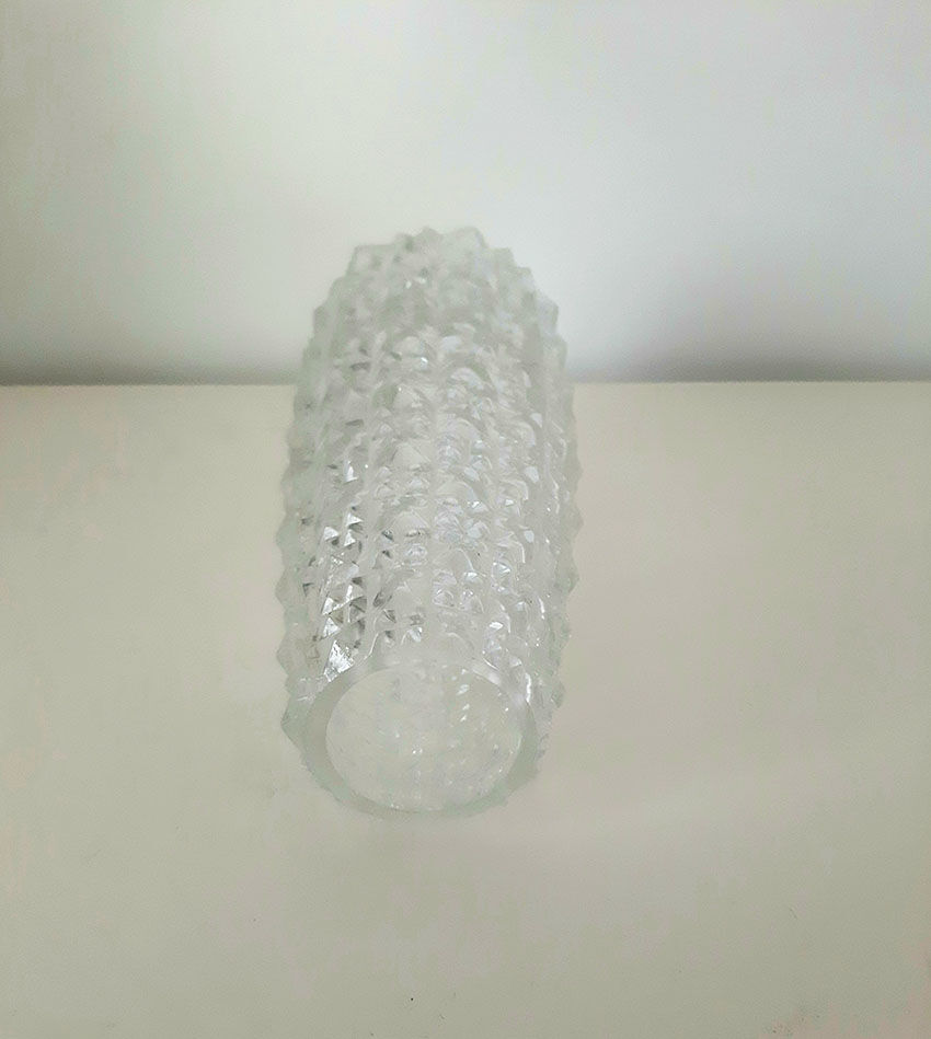 Relief glass lampshade, chandelier flute