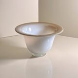 Mid Century Murano Fruit Bowl Opalina Milk Glass