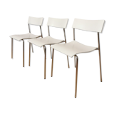 Trio de chaises Campus Lammhults Suède 1990