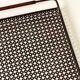 Perforated metal serving tray attributed to Mathieu Matégot, 1950s