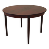Round rosewood table, Danish design, 1970s, production: Denmark