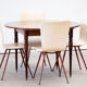 Vintage table 60s rosewood finish