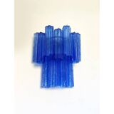 Contemporary Blue “Tronchi” Wall Sconce in Venini Style