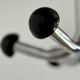 Vintage stainless steel coat rack – 12 hooks