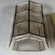 60s 70s Wall Lamp Wall Sconce Glashütte Limburg Germany Glass & Metal