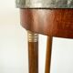 Athenian pedestal in mahogany and marble, Empire style, early 20th century.