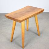 Tabouret en cerisier marqué mid-century ULUV, Tchécoslovaquie, années 1960