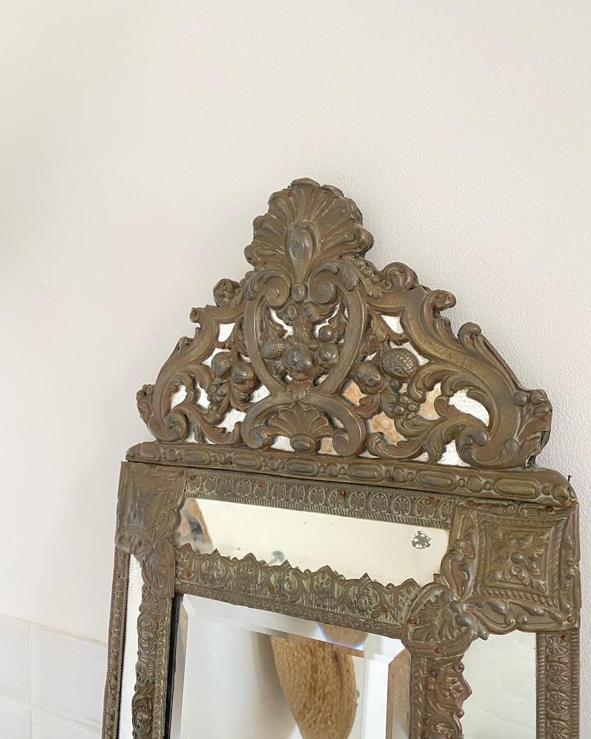 Miroir Napoléon III à pare-closes - 61x34cm