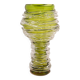 'Tamtam Honey' vase in crystal and green glass - Sem Schanzer (as l'Anverre