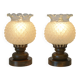 Paire de lampes en bois, années 70