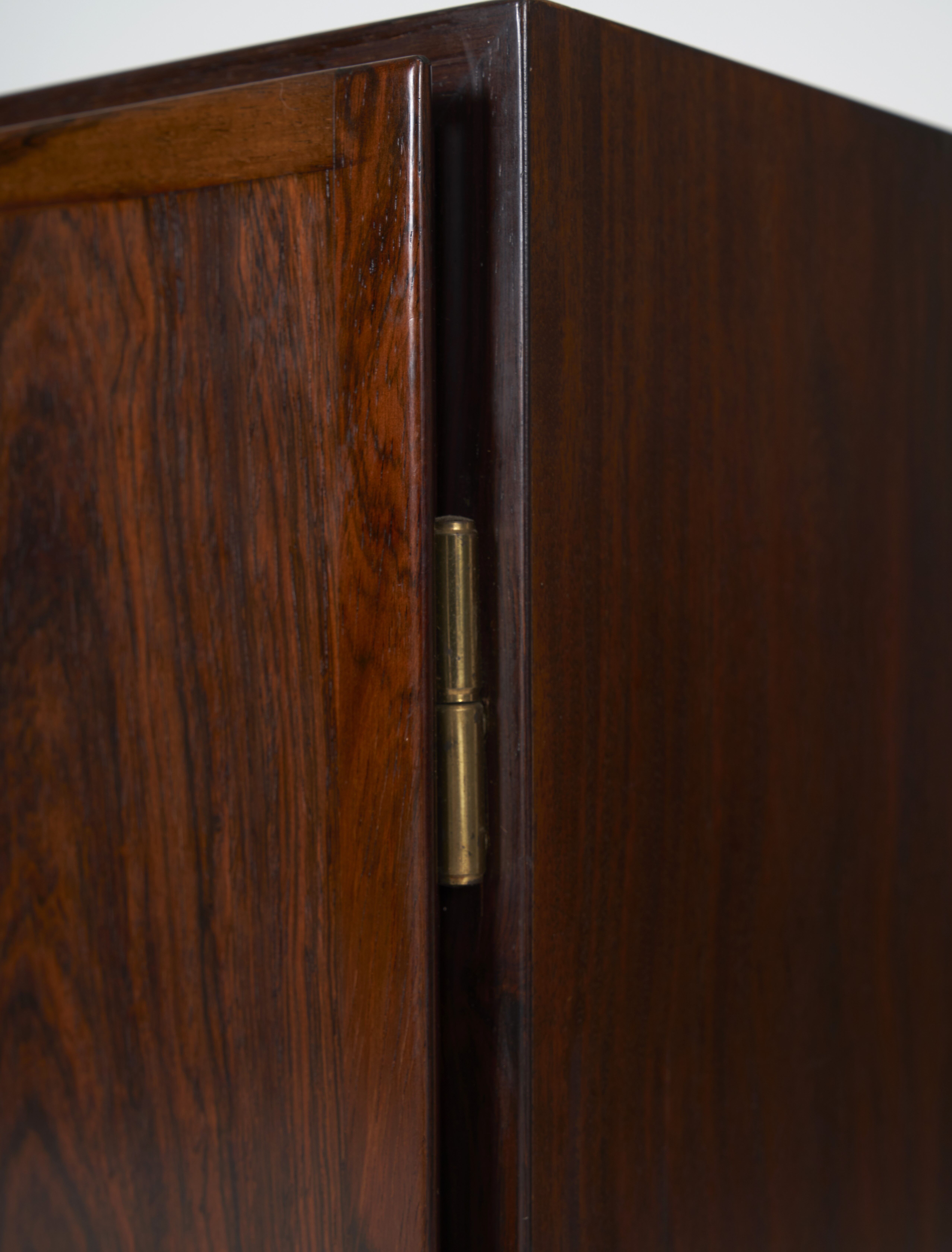 Pair of Scandinavian rosewood sideboards Omann Jun 1960s