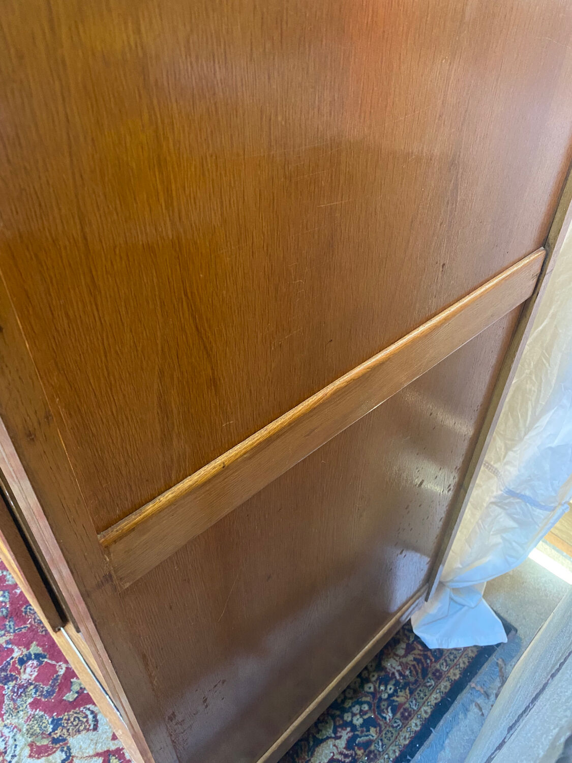 Wardrobe wardrobe two sliding doors 50's
