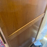 Wardrobe wardrobe two sliding doors 50's