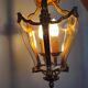 Suspension en bronze vintage
