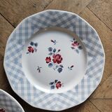 Digoin mismatched retro dinner plates