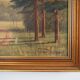 Painting „The Deer by the Road”, Scandinavian design, 1970s