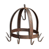 Wrought iron kitchen utensil holder