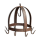 Wrought iron kitchen utensil holder