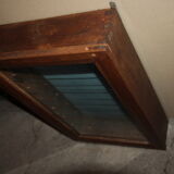 Wall display case solid oak dovetail dovetail trinkets cabinetmaker old artisan