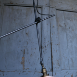 OC White lamp with wall attachment