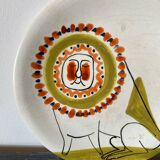 Petite assiette lion Roger Capron, Vallauris