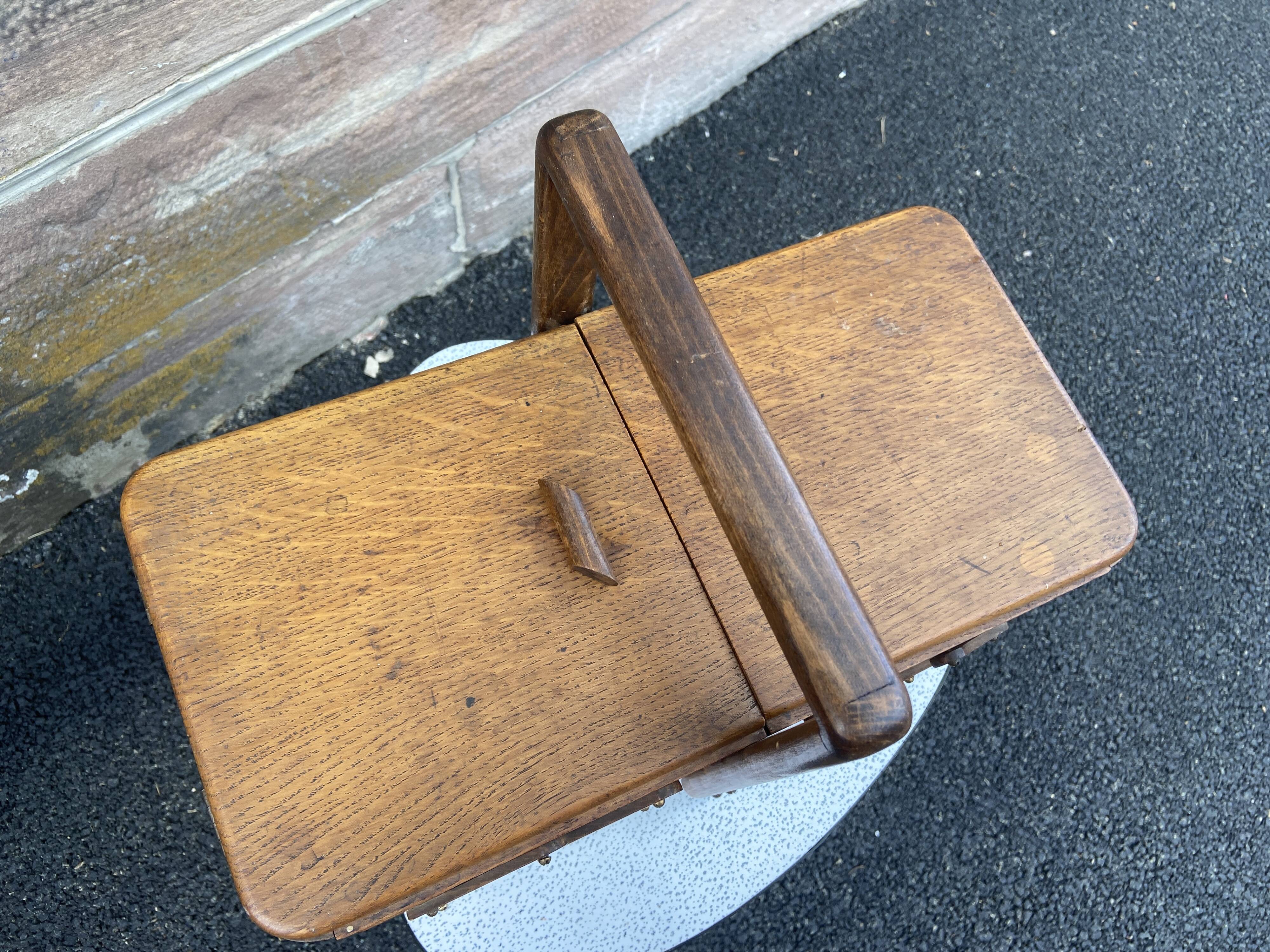 Vintage worker sewing basket 1960