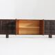 Vintage large Spanish brutalist sideboard 1970s