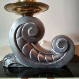 Set of 2 candlestick sleeplights and art deco table clock 1