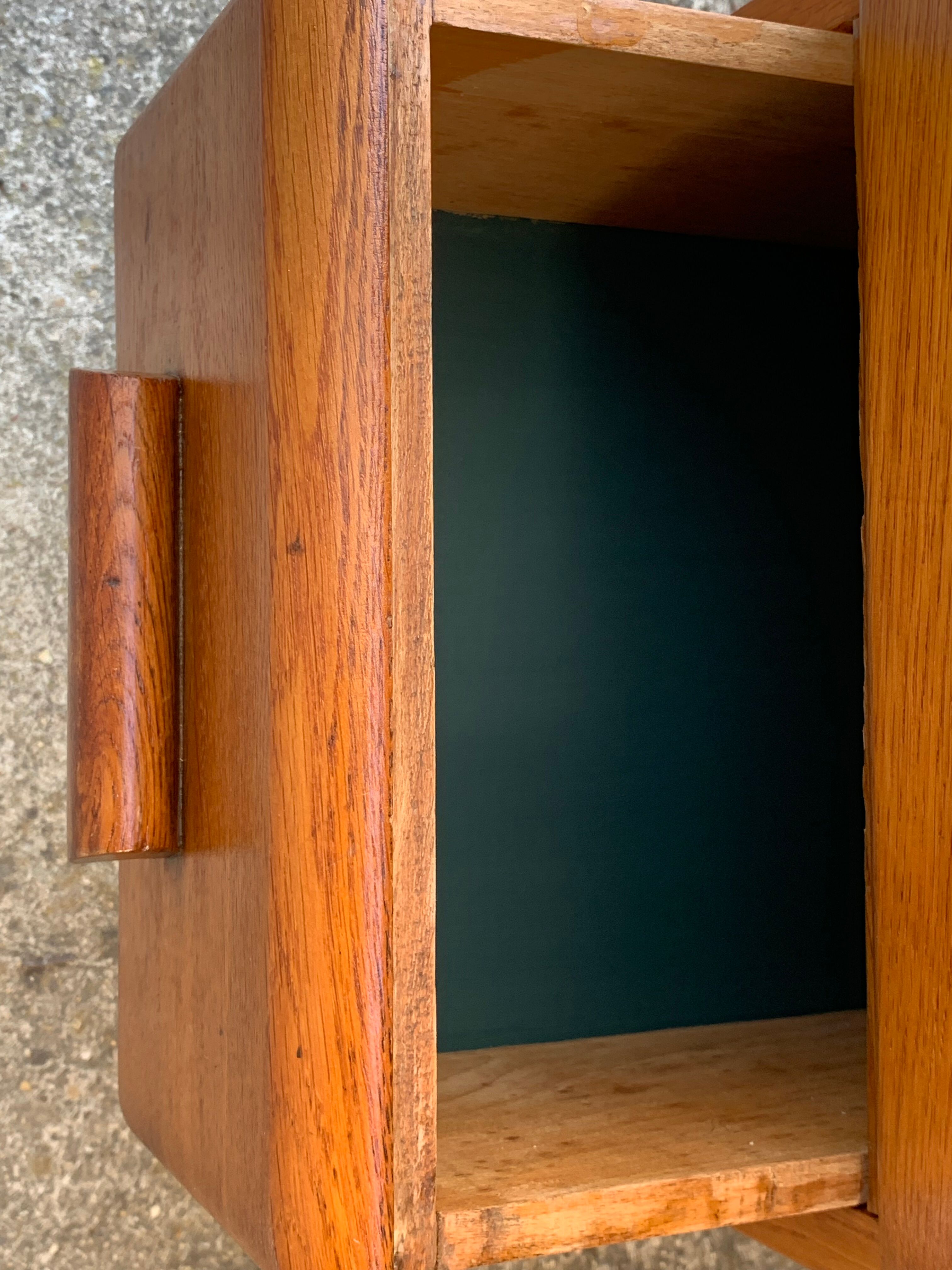 Office schoolmaster 1950 solid oak