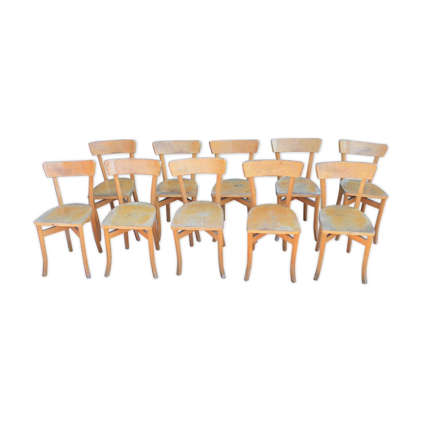 Set 10 community chairs