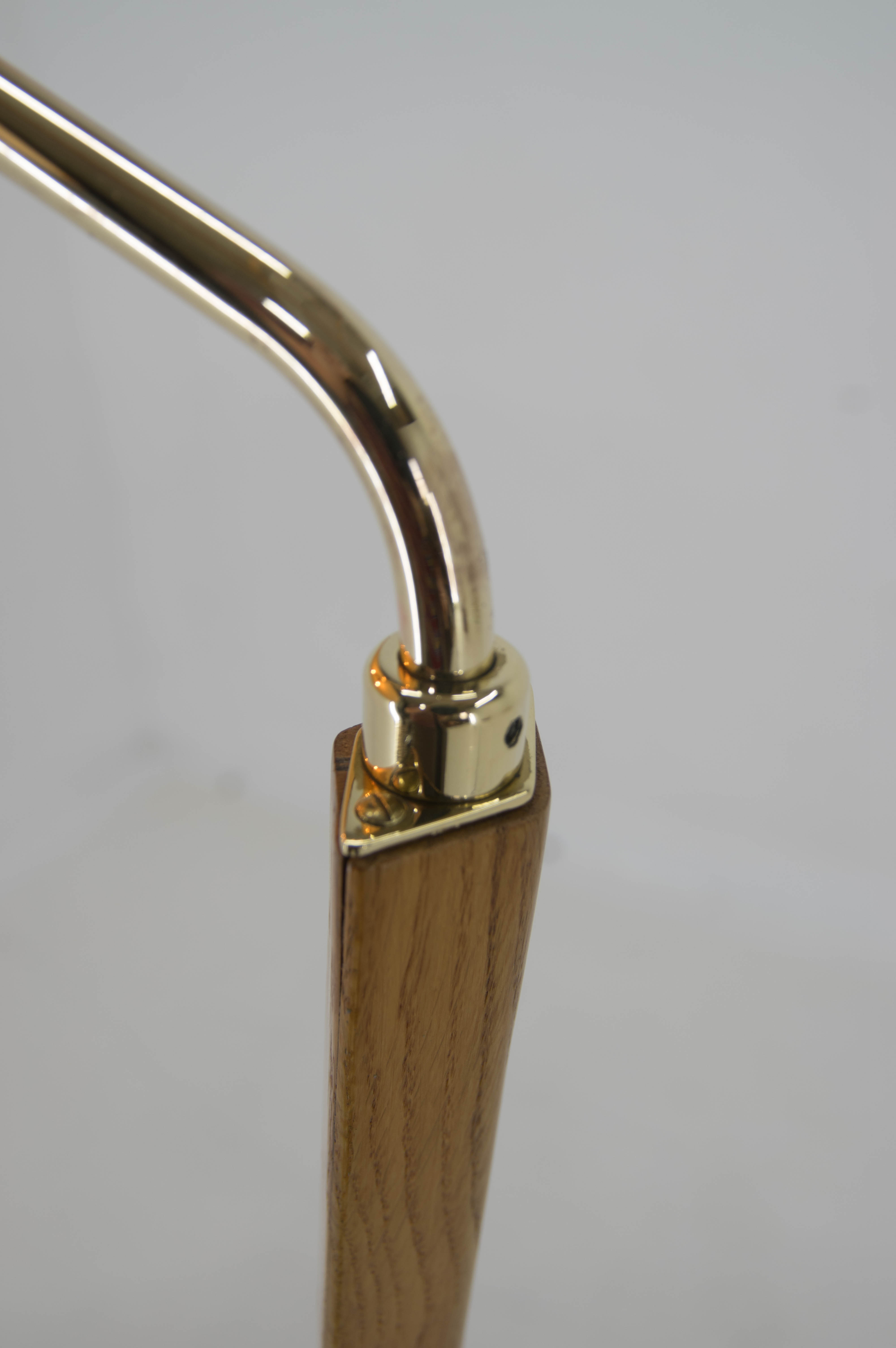 1960 Midcentury Floor Lamp "Japanese style" by Zukov, Czechoslovakia