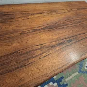 Rosewood mid century double sided desk by J Svenstrup, Denmark 1960s
