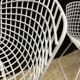 8 Vintage Harry Bertoia Wire Mesh Chairs White Lacquered Knoll