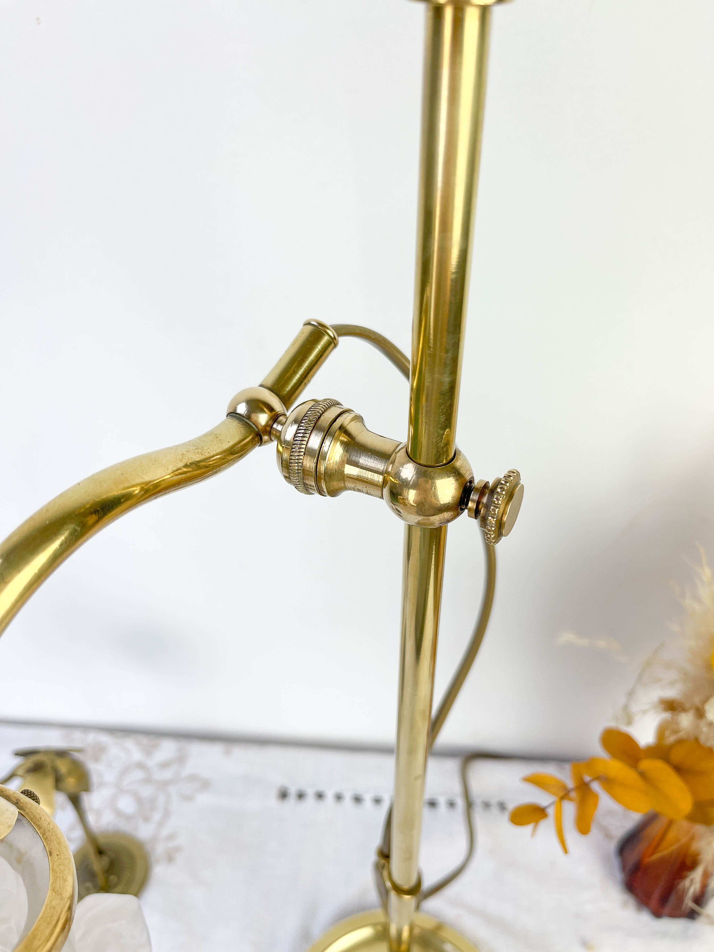 Articulated desk lamp Swan neck Art Deco Year 20 30