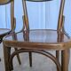 Set of 2 Vintage Wooden Dining Chair: Mid-Century Bistro Style, Yugoslavia