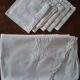 Old embroidered and crocheted tablecloth