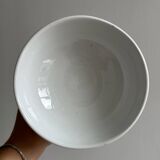 Decorated white porcelain cup