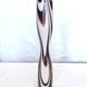 Purple and White Murano Glass Vase “Wave” by Carlo Moretti, Italy 1970s