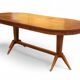 Large 50s design table, Italian made, 200 cm