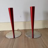 2 Scandinavian candle holders from Menu Danish Design 1990